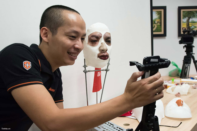 How did Bkav announce the details of the Face ID on the iPhone X? Picture 3