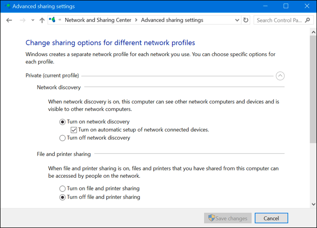 How do Private Network and Public Network on Windows differ? Picture 5