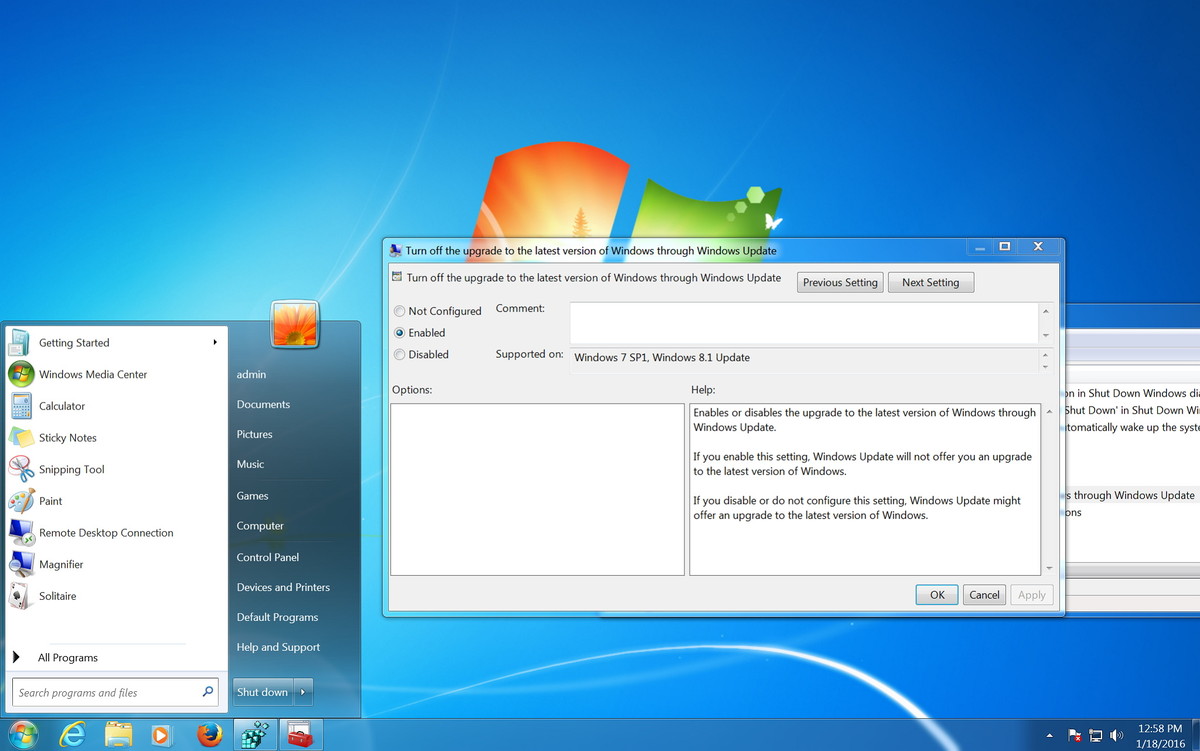 How does Windows 7, 8 not automatically upgrade to Windows 10? Picture 1