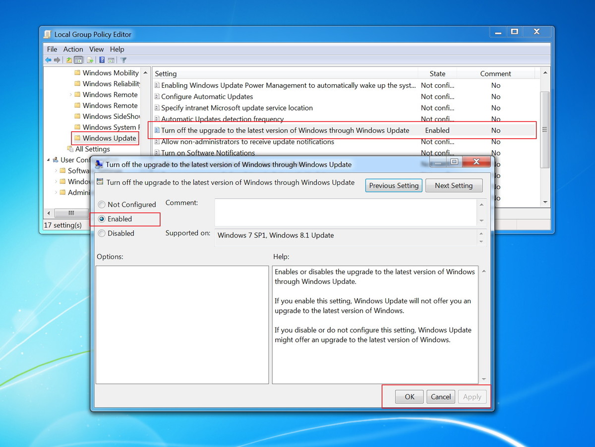 How does Windows 7, 8 not automatically upgrade to Windows 10? Picture 3