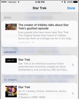 How fast can Look Up on iOS 10 find information? Picture 7