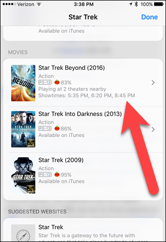 How fast can Look Up on iOS 10 find information? Picture 8