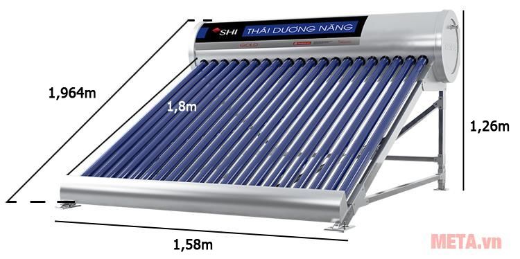 How is solar water heater structured, working? Picture 6