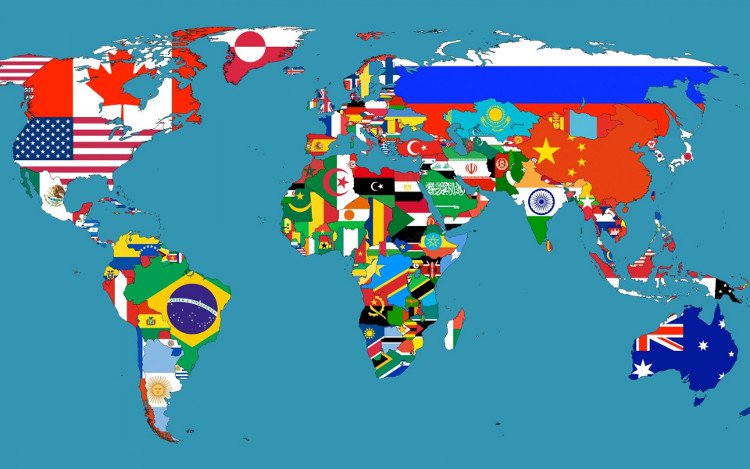 How many countries and territories are there in the world today? Picture 1