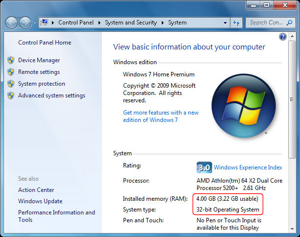 How many reasons does Windows not receive enough RAM? Picture 2