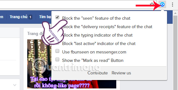 How many ways to turn off notifications Watched Facebook Messenger messages? Picture 5