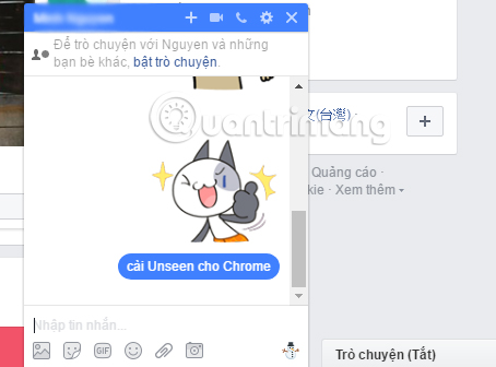 How many ways to turn off notifications Watched Facebook Messenger messages? Picture 6