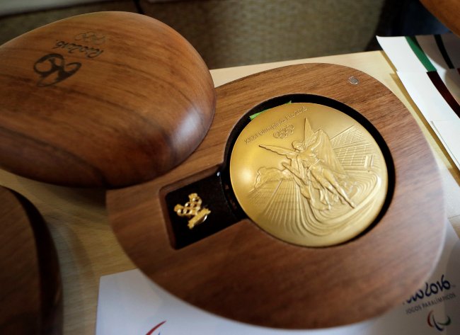 How much gold medal at the Olympic Games? Picture 1