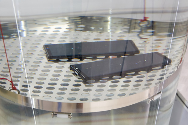 How must Samsung's smartphones and smartwatch go through a rigorous quality control process? Picture 4