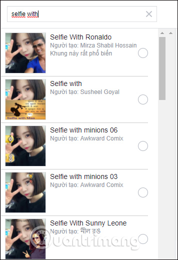 How selfie avatar Facebook with celebrities Picture 3