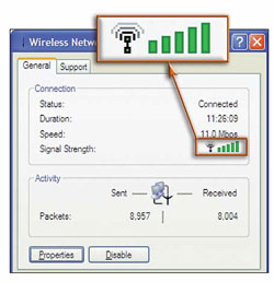 How strong is the wireless signal in your Wi-Fi network? Picture 1