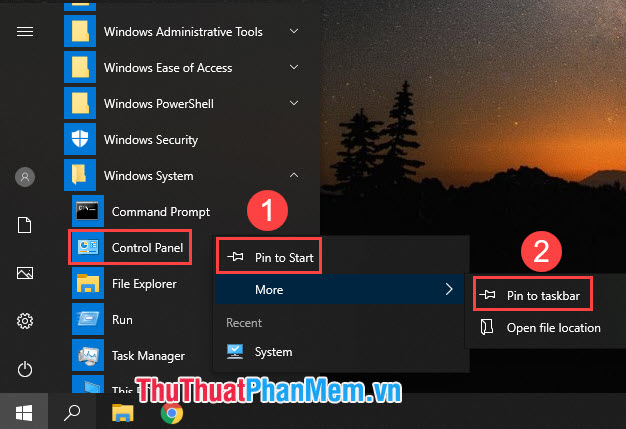 How to access Control Panel on Windows 10, how to access Control Panel on Windows 10 Picture 5