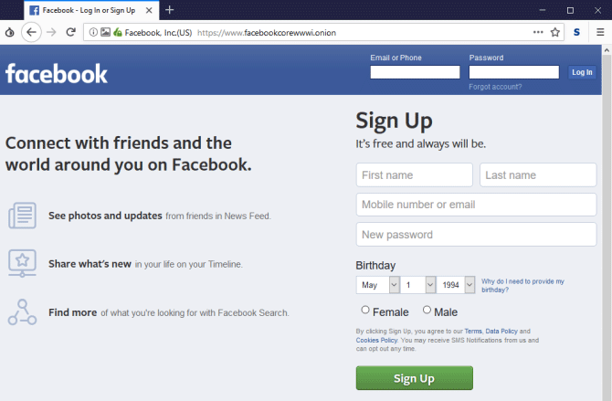 How to access Facebook via Tor network Picture 3