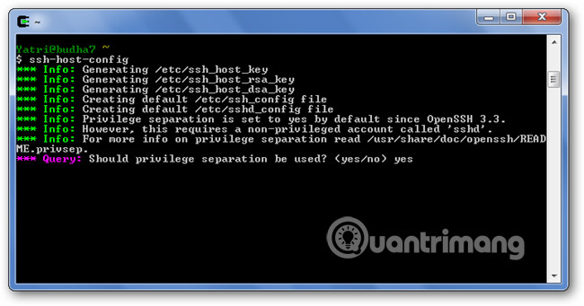 How to access SSH on Windows 7 using Cygwin Picture 6