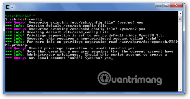 How to access SSH on Windows 7 using Cygwin Picture 7
