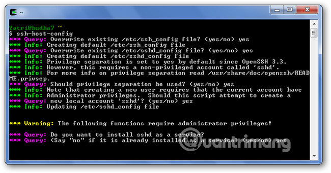 How to access SSH on Windows 7 using Cygwin Picture 8