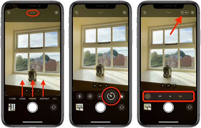 Picture 1 of How to access the Camera timer on iPhone 11 and iPhone 11 Pro