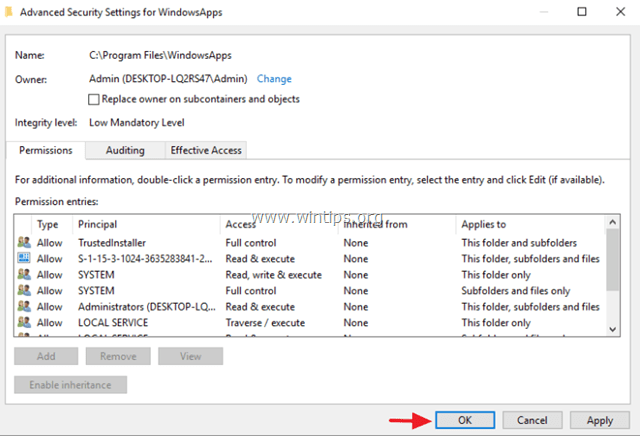 How to access WindowsApps folder on Windows 10 and Windows 8? Picture 12