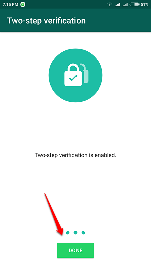 How to activate 2-step verification of WhatsApp account Picture 8