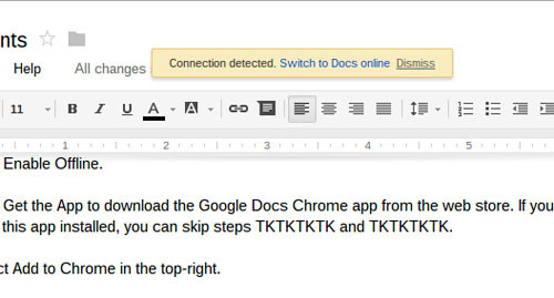 How to activate Google Docs Offline on a Chromebook Picture 11