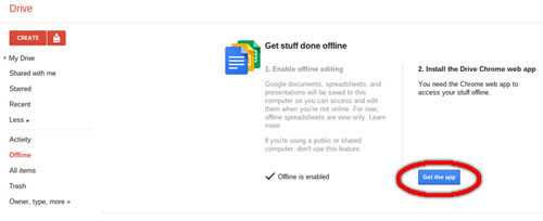 How to activate Google Docs Offline on a Chromebook Picture 5