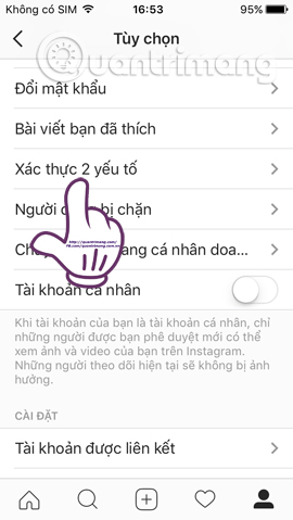 How to activate Instagram security with 2 layers by phone Picture 3