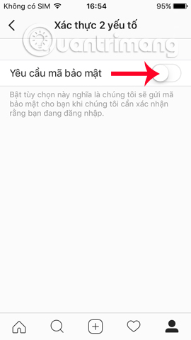 How to activate Instagram security with 2 layers by phone Picture 4