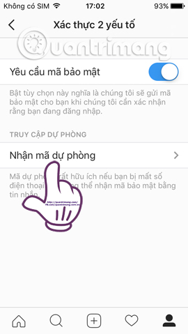 How to activate Instagram security with 2 layers by phone Picture 8