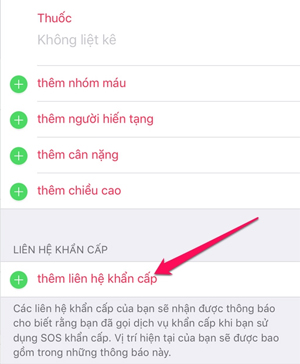 How to activate the emergency call and send the location to the contact on iOS 11 Picture 8