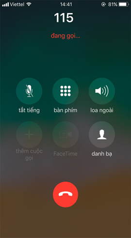 How to activate the emergency call and send the location to the contact on iOS 11 Picture 9