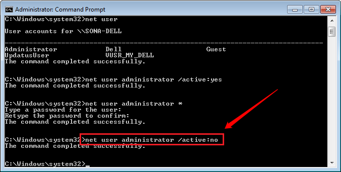How to activate the hidden Admin account on Windows 7/8/10 Picture 5