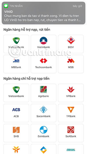 How to activate VinID wallet and recharge Vin Vin wallet Picture 3