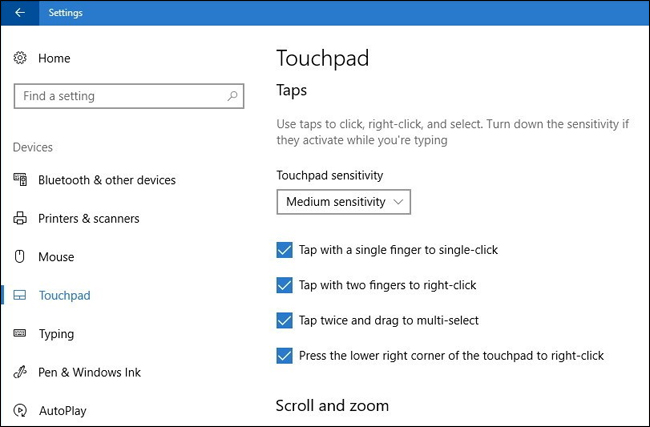 How to activate Virtual Touchpad Windows 10 Creators Update Picture 5