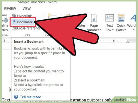 How to Add a Bookmark in Microsoft Word - TipsMake.com