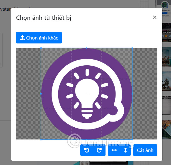 How to add a green area to your Facebook avatar Picture 3