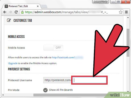 How to Add a Pinterest Tab to Your Facebook Fan Page Picture 7