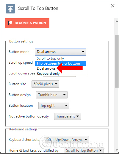 How to add a scroll button to the top of the page for web pages Picture 5