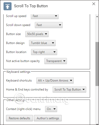 How to add a scroll button to the top of the page for web pages Picture 7