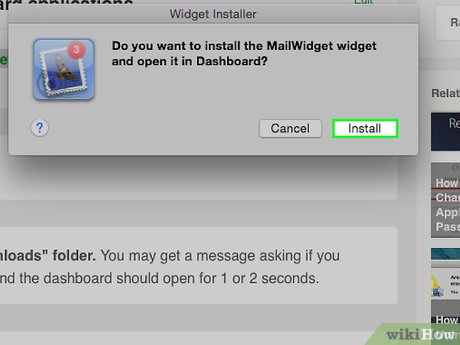 How to Add an Application to the Dashboard on an Apple Computer Picture 4
