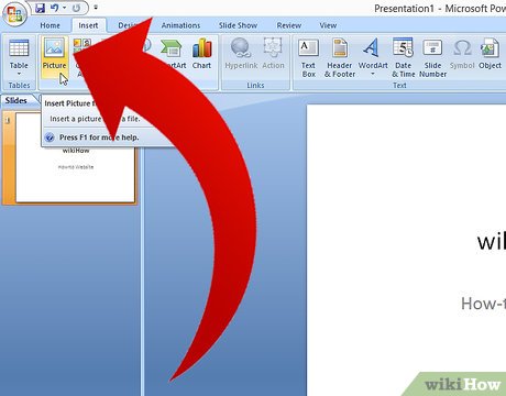 How to Add an Object to a Presentation Picture 7