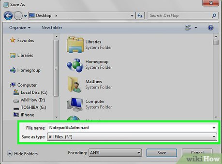 How to Add an 'Open With Notepad As Administrator' Shortcut to the Context Menu in Windows 7 and Windows Vista Picture 3