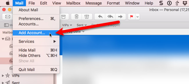 How to add and delete Email accounts on Mac, iPhone and iPad Picture 1