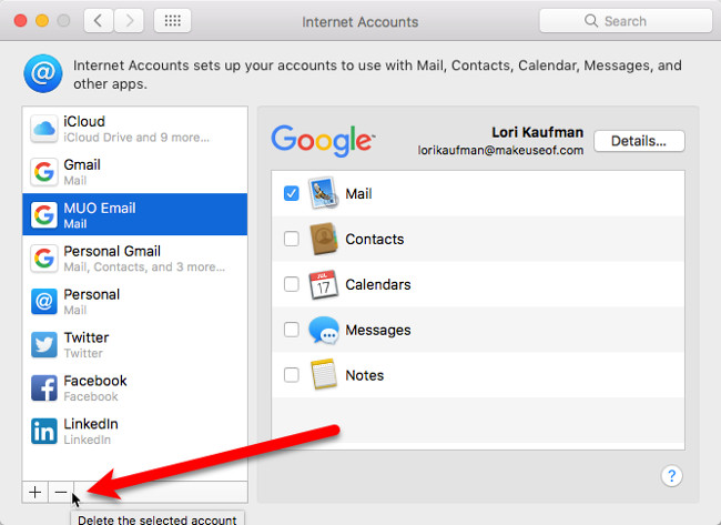 How to add and delete Email accounts on Mac, iPhone and iPad Picture 13
