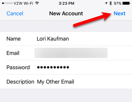 How to add and delete Email accounts on Mac, iPhone and iPad Picture 19