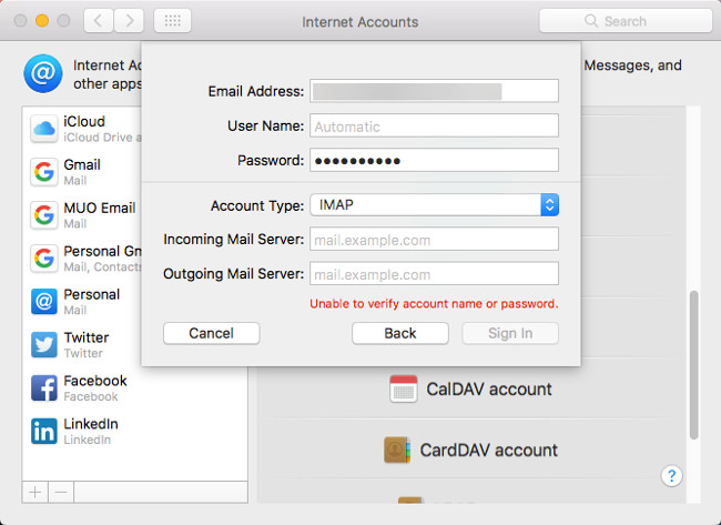 How to add and delete Email accounts on Mac, iPhone and iPad Picture 3