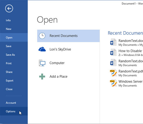 How to add and edit shortcuts in Word 2013 - TipsMake.com