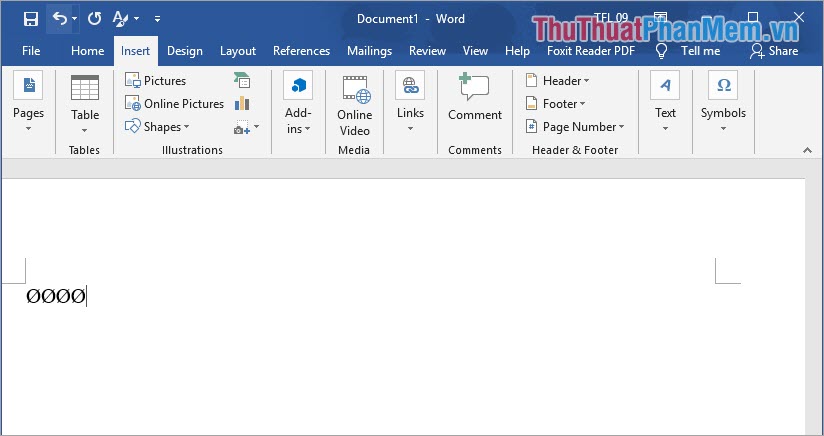 How to add and insert non-symbols in Word (Ø symbol in Word) Picture 4