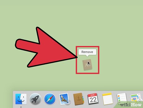 How to Add and Remove a Program Icon From the Dock of a Mac Computer Picture 9
