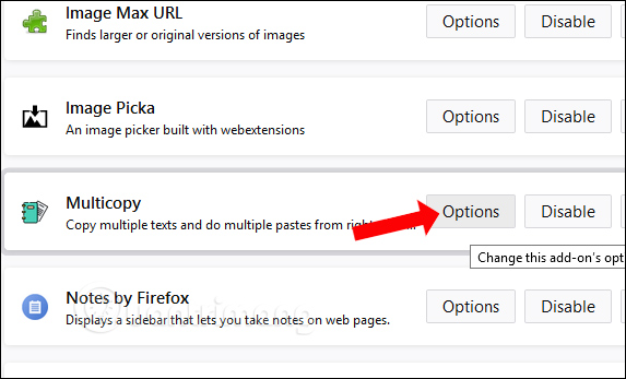 How to add Clipboard storage on Firefox Picture 6