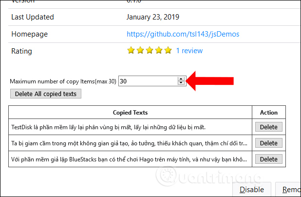 How to add Clipboard storage on Firefox Picture 7